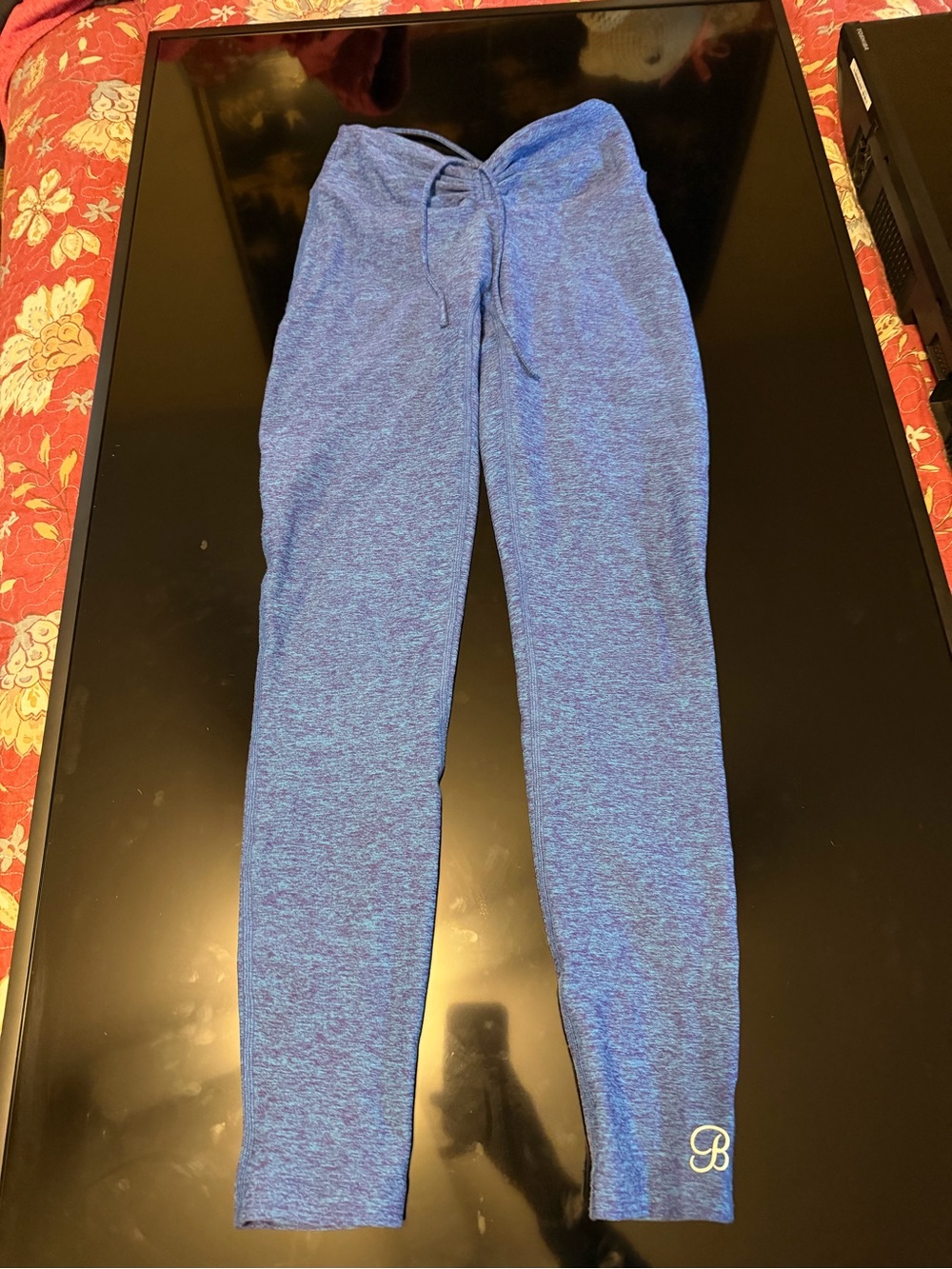 Bombshell Sportswear Blue Heathered Jogger Leggings